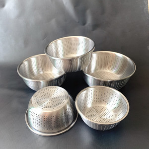Stainless Steel <b>Colander</b> Set Thickened Drainer For Kitchen Vegetable Fruit Washing Basin - Product Image 3