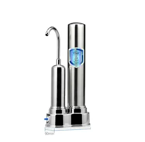 2024 Com filtro de torneira de carbono ativado de baixo preço, o melhor purificador de água de bancada para torneira de cozinha, filtro de água