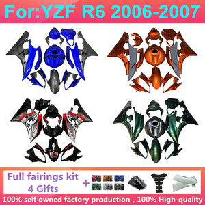 Kit Completo de Carenado para Motocicleta Compatible con Yzf R6 06 07 Yzf-r6 2006 2007, Carrocería de Plástico ABS, Kits de Carenado Zxmt Yzf R6 20 - Product Image 2