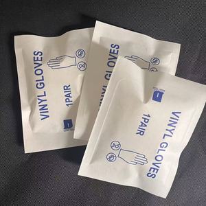 Disposable Vinyl Gloves 1 Pair Individually Packaged For Home Cleaning And Hairdressing Use - Product Image 2