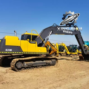 Excavatrice d'occasion Volvo 210D, marque suédoise d'origine, 21 tonnes, sur chenilles en caoutchouc, grande taille, modèle 2022, godet de 1,0 m - Product Image 3