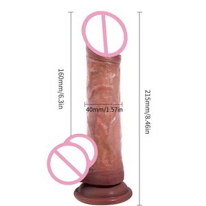 Gode de poussée réaliste avec fonctions de poussée rétractables et chauffantes stimule le jouet sexuel adulte <span class=keywords><strong>clitoris</strong></span> et anus du point G - Product Image 3