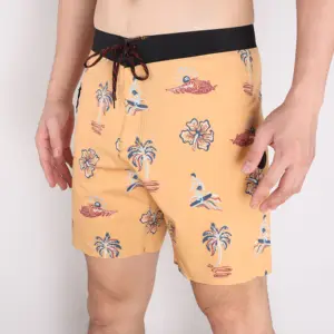 Shorts masculinos secagem rápida, novidade, modernos, para nadar, atacado, modelos de maiô, roupa de praia transparente