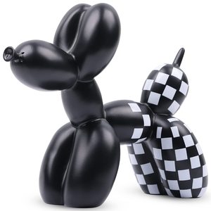 Sculpture de chien ballon créative Art <span class=keywords><strong>déco</strong></span> Décoration moderne de la maison Ornements d'art animaliers <span class=keywords><strong>tendance</strong></span> Collection Figurine <span class=keywords><strong>Chambre</strong></span> Salon - Product Image 1