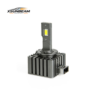 Nouveaux phares LED sans erreur de la série D, D1S, à double tube en cuivre, phares LED pour voiture
