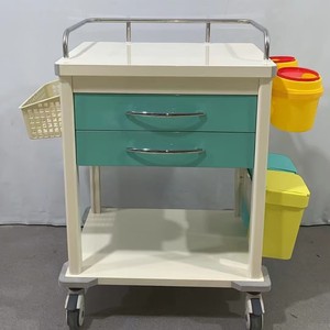 Carrito de Tratamiento Multifuncional, Carrito de Enfermería Móvil de ABS, 890*520*824-1024, Uso Hospitalario - Product Image 1