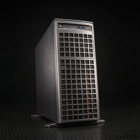 Serveur tour de station de travail IA à 4 emplacements GPU pour l'apprentissage profond et le calcul HPC, 64 Go de RAM DDR5 en stock, garantie de 3 ans