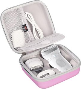 Étui compatible avec Braun Silk-é<span class=keywords><strong>pil</strong></span> 7 SE7-041, Silk-é<span class=keywords><strong>pil</strong></span> 5 5-620/5 SE5-230/Silk-é<span class=keywords><strong>pil</strong></span> 9 9-890/9 9-880, épilateur pour l'épilation du visage - Product Image 1