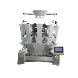 Multihead Weighing Filling Machine Automatic Packing Machine Wrapped Candy Cookies Grain Beans Multihead Weigher Machine