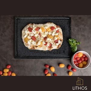Kit <span class=keywords><strong>Pizza</strong></span> Antiaderente con Pala 39x35x2 cm <span class=keywords><strong>per</strong></span> Forno Elettrico, Barbecue a Gas, Carne/Pesce/Refrattario - Product Image 4