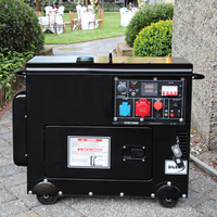 Générateur diesel intelligent 10kw 10kva 8kva 8kw 5kw 5kva 7kva 7kw Silencieux 110V 220V 380V Monophasé Triphasé 50HZ 60HZ