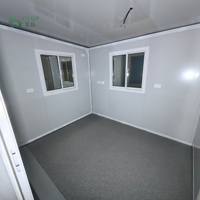 Maison mobile de jardin moderne étanche, grande capacité, pliable, modulaire, pour hôtels et complexes, conteneur préfabriqué compact de 20 pieds