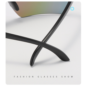 Lunettes de soleil de sport rétro UV400, coupe-vent, protectrices, élégantes et tendance pour le <span class=keywords><strong>ski</strong></span> et la conduite en extérieur, unisexe - Product Image 6
