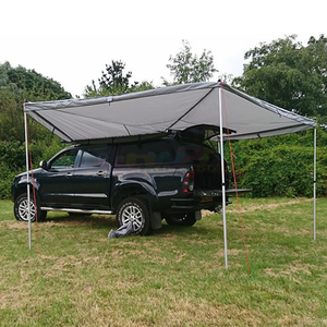 Tente de toit en aluminium pour voiture, auvent latéral 270 degrés, abri solaire portable, tente de camping durable et imperméable - Product Image 5