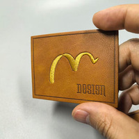 Nouvel étiquette en PU gaufré de type Jacron pour vêtements et cuir, idéal pour les étiquettes de vêtements et le cuir brodé.