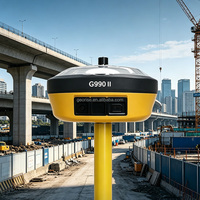 Équipement GNSS RTK professionnel Unistrong G990II avec batterie 13600 mAh et répéteur de réseau radio externe pour la topographie de chantier