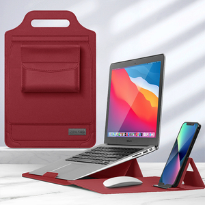 2025 Dunne Pu Lederen Laptop Hoes Koffer Zakelijke Notebook <span class=keywords><strong>Computer</strong></span> Waterdichte Tas Beschermhoes Aktetassen - Product Image 1