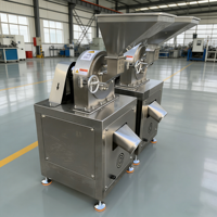 Moulin à disques multifonction en acier inoxydable pour céréales, maïs, herbes sèches, pulvérisateur industriel