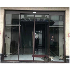 Oredy nhôm hồ sơ kính tự động trượt hệ thống cửa với lò vi sóng cảm biến chuyển động chùm tia hồng ngoại - Product Image 4