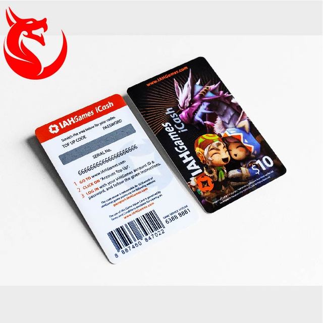 Factory Wholesale PVC Prepaid Mobile Phone Scratch-Off Calling Card ISO CR80 Standard Film Lamination Offset Printing 0.76mm