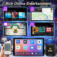 Boîte TV CarPlay Ai Android 13, boîte Ai CarPlay, adaptateur Android Auto WiFi pour Youtube Nexflit, voitures intelligentes, boîte Ai B Ulit in Play Stroe