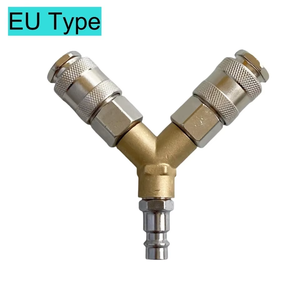<strong>Europe</strong> Standard 2-3 Ways Pneumatic Manifold Splitter <strong>Coupler</strong> New Condition <strong>Quick</strong> Fitting Compressed Air Distributor - Product Image 1