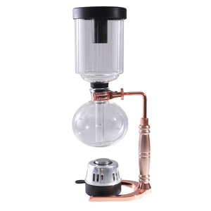 Toptan gül altın rengi 3 fincan kahve sifon cam/sifon çay makinesi - Product Image 1