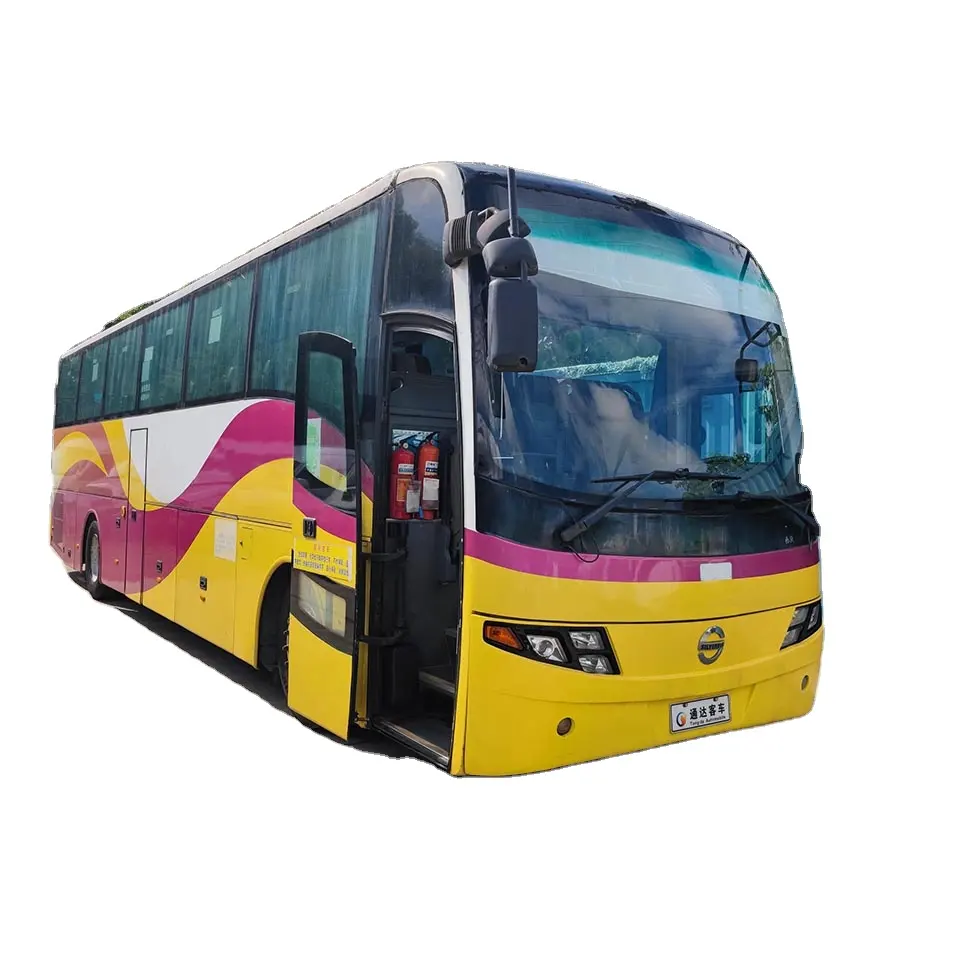 Autobús de pasajeros de lujo en venta Seevo Autobús de lujo usado 2 puertas 49 asientos Autobuses con volante a la izquierda a la venta