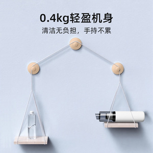 <b>Handheld</b> <b>Vacuum</b> Cleaner 0.3L Rechargeable Portable For Car Home Pet Cleaning - Product Image 4