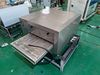 Horno transportador de Pizza de 12/18/26/32 pulgadas, equipo de panadería comercial, cinta transportadora eléctrica/de Gas, horno de Pizza para restaurante con CE