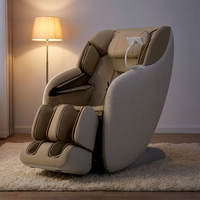 Fauteuil de massage électrique de luxe personnalisé Irest A2805-2 avec rail SL 3D, corps entier, zéro gravité, pour massage par raclage et rouleau de massage des pieds