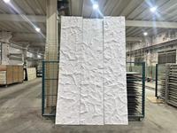 Panneaux muraux en pierre artificielle douce et moderne en PU imperméable, imitation pierre, blanc, écologiques et durables