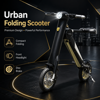 Trottinette électrique pliable à batterie lithium 36V 350W pour adultes, légère, pour les trajets en ville, design à 2 roues, autonomie de 30 à 40 km