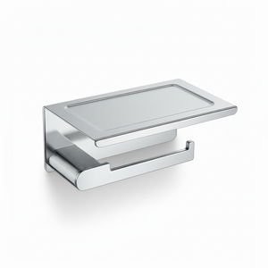 Modern Stainless Steel <b>Tissue</b> Box Punch-free Gun Gray <b>Black</b> <b>Paper</b> Toilet Bathroom Hotel Engineering Wall Hanging - Product Image 4