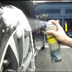China Effective Lasting For Car Care applicator Cleaner Supplier Aerosol Tire Foam Tire Shine Spray