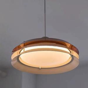 Lustre de table à manger LED moderne et minimaliste, tendance, vert matcha, marron, rouge, hauteur réglable, installation facile, pour - Product Image 3