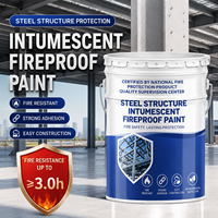 Peinture ignifuge intumescente pour structure en acier, peinture résistante au feu pour la protection contre le feu des poutres et colonnes en acier de construction