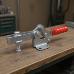 Horizontal Locking <b>Clamp</b> Flat Base 250 Kg Capacity Locking System For Workshop Use - Product Image 3