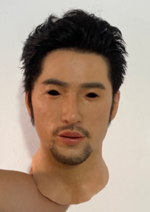 หน้ากากซิลิโคนที่สมจริงคุณภาพสูงสำหรับผู้ชายหล่อนุ่มใส่สบายอุปกรณ์แต่งหน้า - Product Image 2