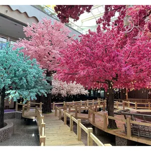 Customized Indoor And Outdoor Big Decorative Plant Decoration Artificial Landscape Project Design And Scheme