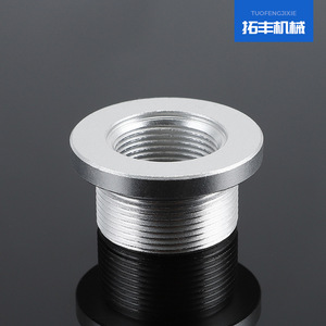 Topway Aluminum <b>Reducing</b> <b>Ring</b> Fitting M10x1.5 Female Thread CNC Machined Adaptor - Product Image 4
