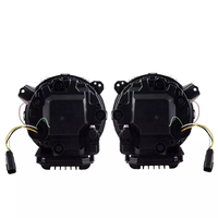 HYNBYZJ Phares LED 9 pouces 24V 10000 Lumens 50W Faisceau Haut/Bas Plug & Play avec DRL pour Wrangler JL Gladiator JT 2018-2024 Nouveaux
