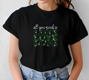 เสื้อยืดพลอยเทียมสำหรับผู้หญิงคอลเลกชันดีไซน์ของคุณ - Product Image 2