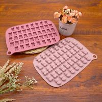 Usine en gros personnalisé sans BPA bac à glaçons ours forme mini chocolat gommeux bonbons moules Silicone