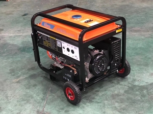 8KW/10KVA mở máy phát điện xăng đặt 50Hz/60Hz Điện áp 220V/110V điện bắt đầu/Hướng dẫn sử dụng bắt đầu với bánh xe di chuyển và tay vịn - Product Image 2