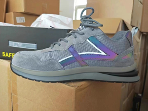 Commercio all'ingrosso Kevlarr <span class=keywords><strong>scarpe</strong></span> da lavoro per gli uomini pelle di cinghiale in pelle scamosciata <span class=keywords><strong>scarpe</strong></span> di sicurezza con resistente all'usura in gomma Sole acciaio punta Anti-fracassatura - Product Image 3