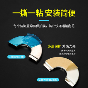 Zhan Han Stainless Steel Hole <b>Cover</b> JY111 For Angle Valves Shower <b>Heads</b> Faucets Pipe Openings Wall Holes - Product Image 2