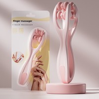 Masseur de doigts à double rouleau pour le corps Massage amélioré de la bouche du tigre Massage des points d'acupuncture de la souris Soulagement des douleurs articulaires Minceur Entraînement des mains