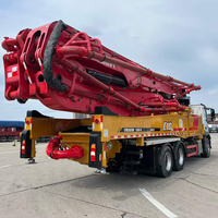Camion pompe à béton Sany 51m d'occasion, diesel, Euro 5, modèle 2020, rendement stable, entièrement inspecté, prêt à être expédié, grande capacité