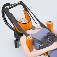 Lit de traction cervicale et lombaire à hauteur réglable manuellement, banc et support pour usage domestique avec cadre en acier